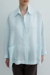 Oversize Cepli Keten Ceket