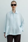 Oversize Cepli Keten Ceket