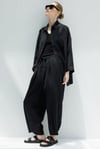 Oversize Cepli Keten Ceket