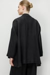 Oversize Cepli Keten Ceket