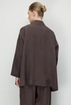 Oversize Cepli Keten Ceket