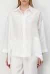 Oversize Cepli Keten Ceket