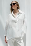 Oversize Cepli Keten Ceket