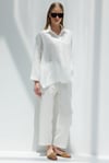 Oversize Cepli Keten Ceket