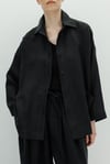 Oversize Cepli Keten Ceket