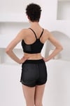 BİKİNİADASEALapieno 264299 BEYAZ ŞORTLU FİLE DETAYLI SPORCU TAKIM