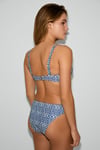 BİKİNİKOMKom BENIH SAKS RETRO DESEN TOPARLAYICI BİKİNİ