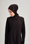 TESETTÜR MAYOHAŞEMAHaşema H-6025 ŞEYMA RAHAT KESİM TAM TESETTÜR MAYO