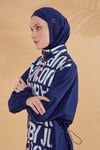 TESETTÜR MAYOMARİNAMarina M2301 PARAŞÜT HARFLİ TAM KAPALI TESETTÜR MAYO