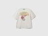  Benetton Erkek Çocuk Slogan Baskılı T-Shirt 