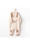 Andywawa Bebek Adventurous Jumpsuit Salopet Takım Bej AC25027