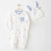 Andywawa Bebek Tulum Takım AC26076 Ekru