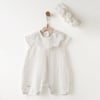 Andywawa Kız Bebek Baby Chic Bandanalı Romper Tulum AC26641