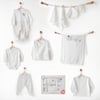 Andywawa Newborn Set Hello Elephant Bebek 10 Parça  Hastane Çıkışı AC26581