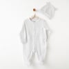 Andywawa Romper Hat Set My Little World Bebek Şapka Tulum Takım AC26755