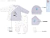 BabyDola Zıbın Set 3'Lü Grey