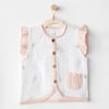 BEBEK YELEK VEST LOVE FAMILY MUSLIN