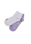 Benetton 2 li Babet Çorap BNT-G24099 2 li Babet Çorap