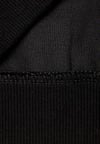 Benetton Erkek Çocuk Siyah Önü Arkası Baskılı Kolları Şerit Detaylı Fermuarlı Sweatshirt