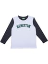 Benetton Erkek Çocuk T-Shirt - Ekru BNT-B21639