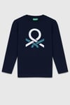Benetton Erkek Çocuk Uzun Kollu Tshirt BNT-B23337