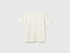 Benetton Kız Çocuk Önü Payet İşlemeli Baskılı T-Shirt 