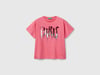 Benetton Kız Çocuk Önü Payet İşlemeli Baskılı T-Shirt 