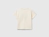 Benetton Kız Çocuk Önü Payet İşlemeli Baskılı T-Shirt 