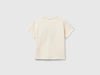 Benetton Kız Çocuk Önü Payet İşlemeli Baskılı T-Shirt 