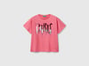 Benetton Kız Çocuk Önü Payet İşlemeli Baskılı T-Shirt 