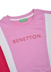 Benetton Pembe Kız Çocuk Basic Sweatshirt BNT-G21534