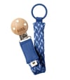 Bibs Paci Braid - Emzik Askısı Corn Flower - Dusty Blue