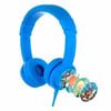 Buddyphones Explore+ - Çocuklar İçin Kulak Üstü Kulaklık - Kablolu - Katlanabilir - Mavi