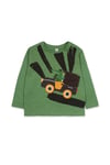Erkek Çocuk Yeşil T-shirt Uzun Kol