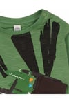 Erkek Çocuk Yeşil T-shirt Uzun Kol