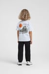 Escabel Erkek Çocuk Baskılı T-shirt 1927 Mavi