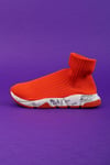Katia&Bony Derby Socks Kıds Shoes Orange