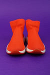 Katia&Bony Derby Socks Kıds Shoes Orange