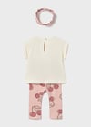 Mayoral  3 Parça Kız Bebek Takım Pembe - 01750
