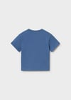 Mayoral Erkek Bebek Baskılı Kısa Kollu T-shirt Mavi -  01009