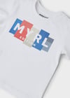 Mayoral Erkek Bebek Beyaz Tshirt-Kısa Kol Basic 