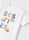 Mayoral Erkek Bebek Beyaz Tshirt Kısa Kol 'Bestıes' 