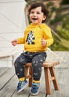 Mayoral Erkek Bebek Gri Pantolon-Örme-Baskılı 