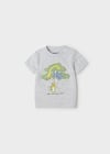 Mayoral Erkek Bebek Gri Tshirt-Kısa Kol 