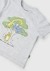 Mayoral Erkek Bebek Gri Tshirt-Kısa Kol 