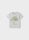 Mayoral Erkek Bebek Gri Tshirt-Kısa Kol 