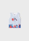 Mayoral Erkek Bebek Kırmızı Set Şort Ve 2 Tshirt 