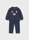 Mayoral Erkek Bebek Lacivert Sweat Pantolon Takım 2597