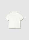 Mayoral Erkek Bebek Polo Kısa Kol T-shirt Krem 01108