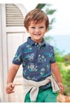 Mayoral Erkek Bebek Polo Mandarin Yaka Tişört